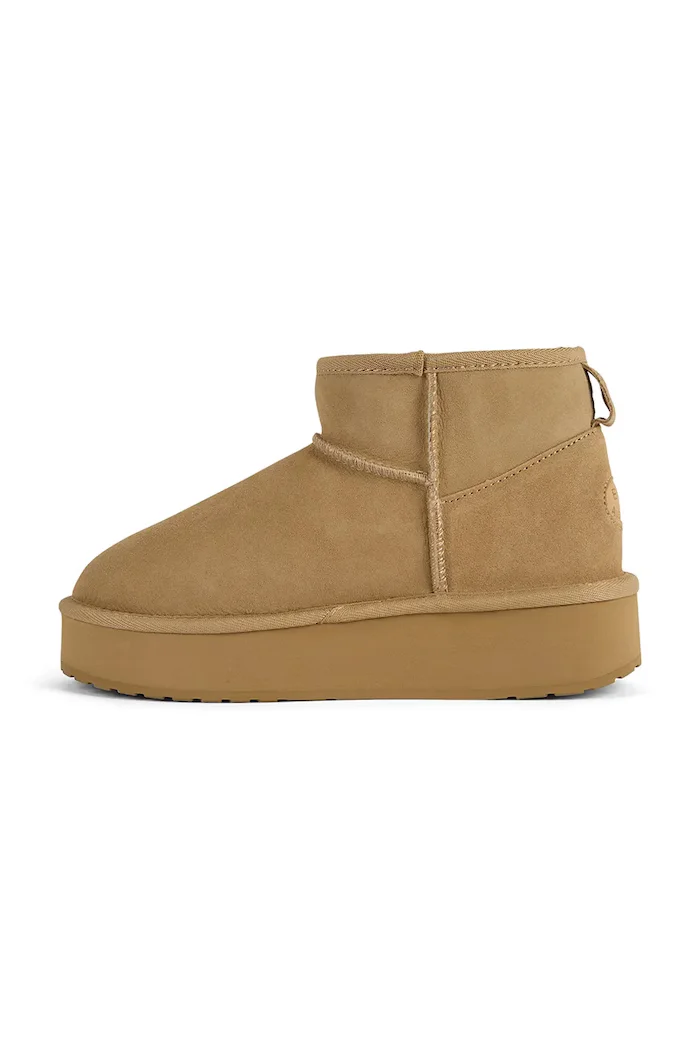 EMU Australia Stinger Micro Flatform 2.0 апрески дамски от велур бежови W13296