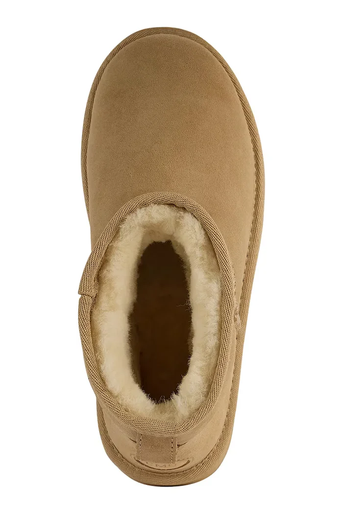 EMU Australia Stinger Micro Flatform 2.0 апрески дамски от велур бежови W13296