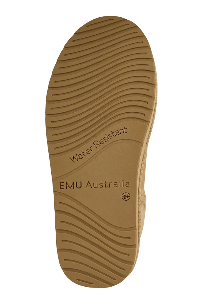 EMU Australia Stinger Micro Flatform 2.0 апрески дамски от велур бежови W13296