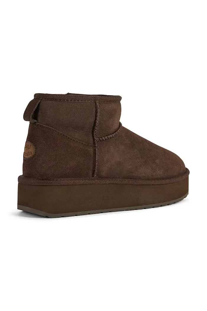 EMU Australia Stinger Micro Flatform 2.0 апрески дамски от велур кафяви W13296