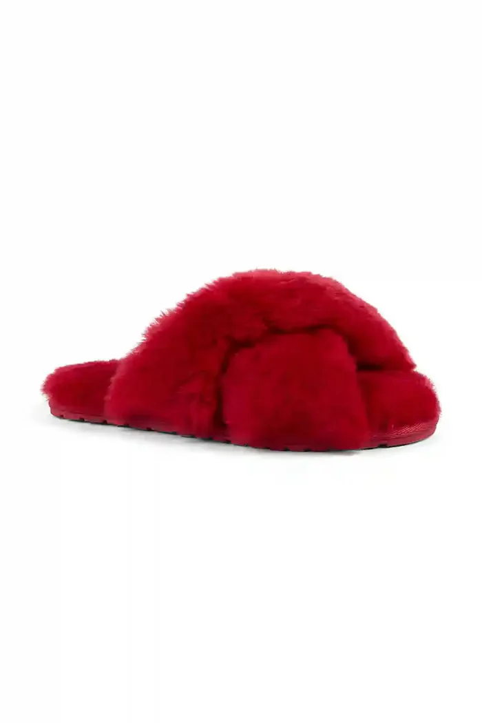 EMU Australia Вълнени пантофи Mayberry в червено W11573