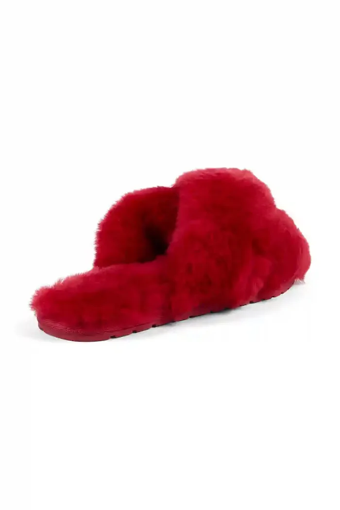 EMU Australia Вълнени пантофи Mayberry в червено W11573