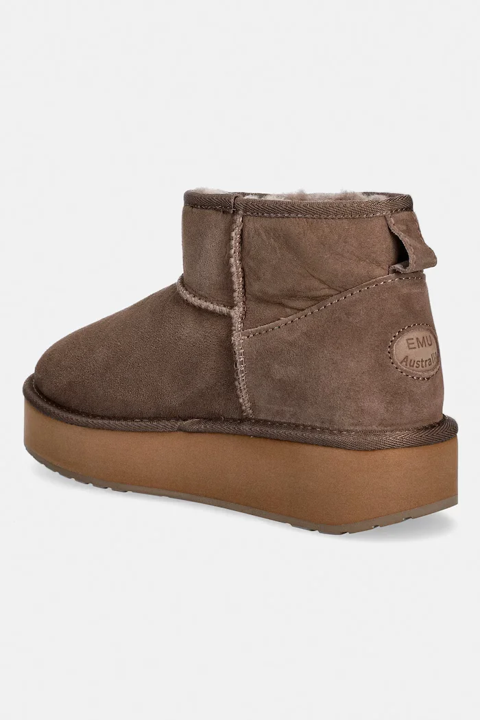 EMU Australia Велурени апрески Stinger Micro Flatform 2.0 в кафяво W13296
