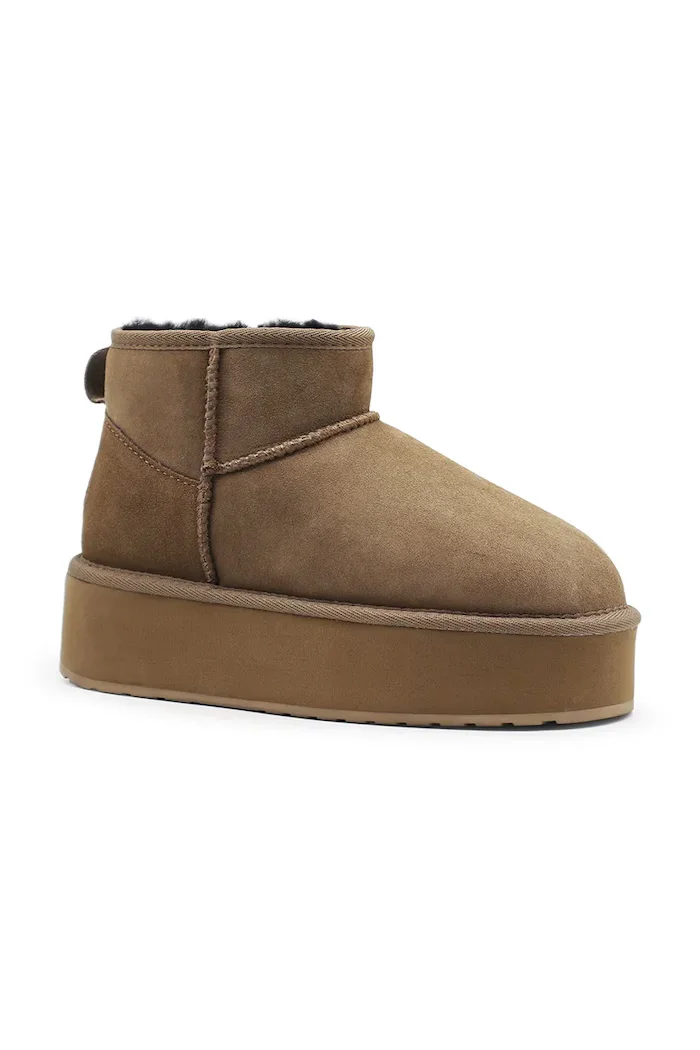 EMU Australia Велурени апрески Stinger Micro Flatform в кафяво W13082.CORI