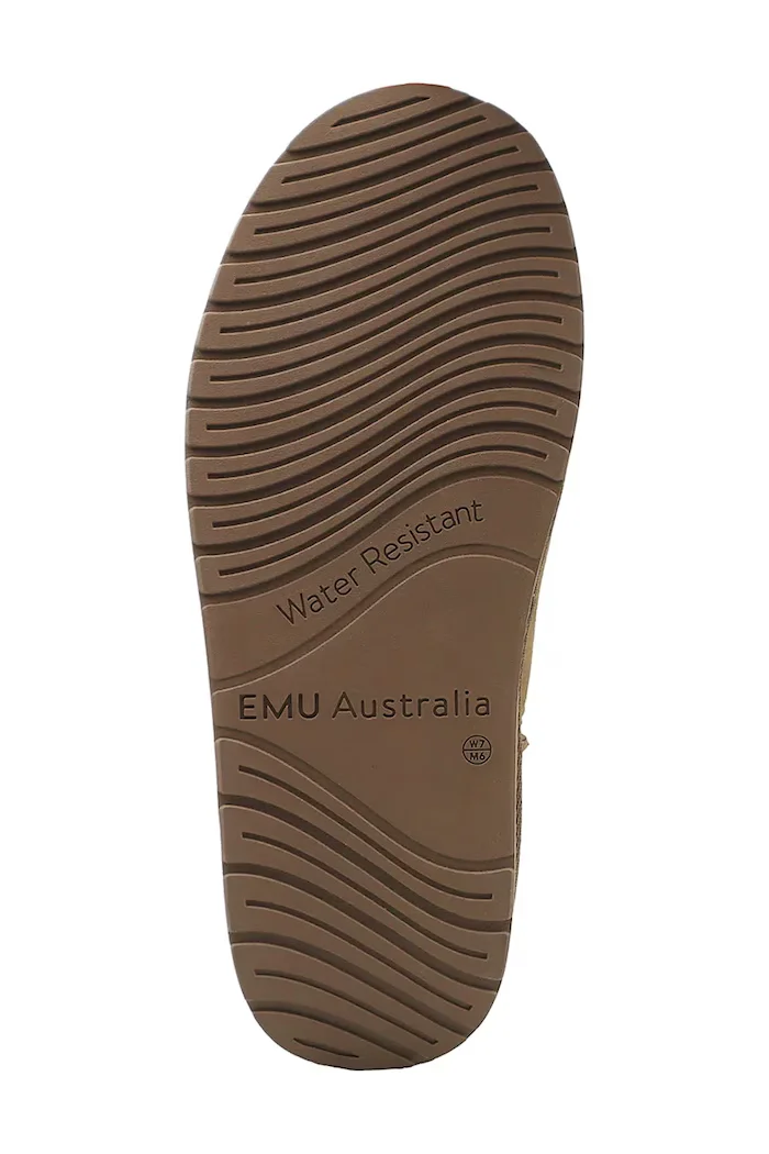 EMU Australia Велурени апрески Stinger Micro Flatform в кафяво W13082.CORI