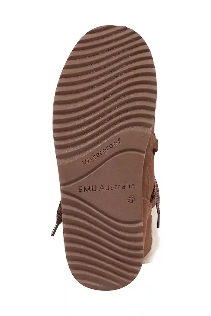EMU Australia Велурени апрески Thorsby в кафяво W13215