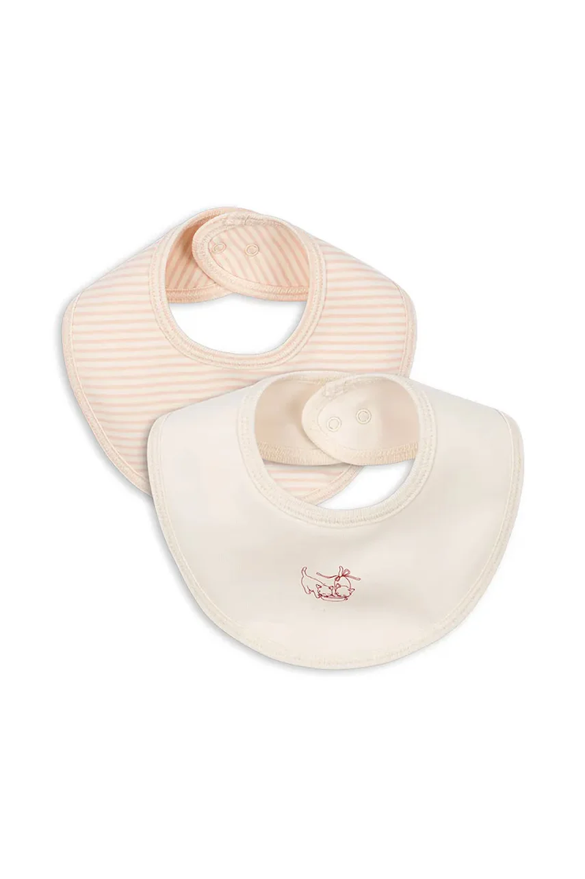Fanga Fontana Бебешки лигавник с две лица FIO STRIPE 2 PACK BIBS OCS (2 броя)