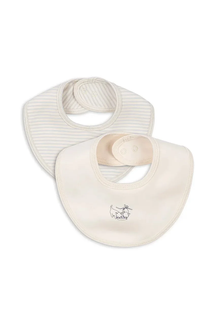 Fanga Fontana Бебешки лигавник с две лица FIO STRIPE 2 PACK BIBS OCS (2 броя)