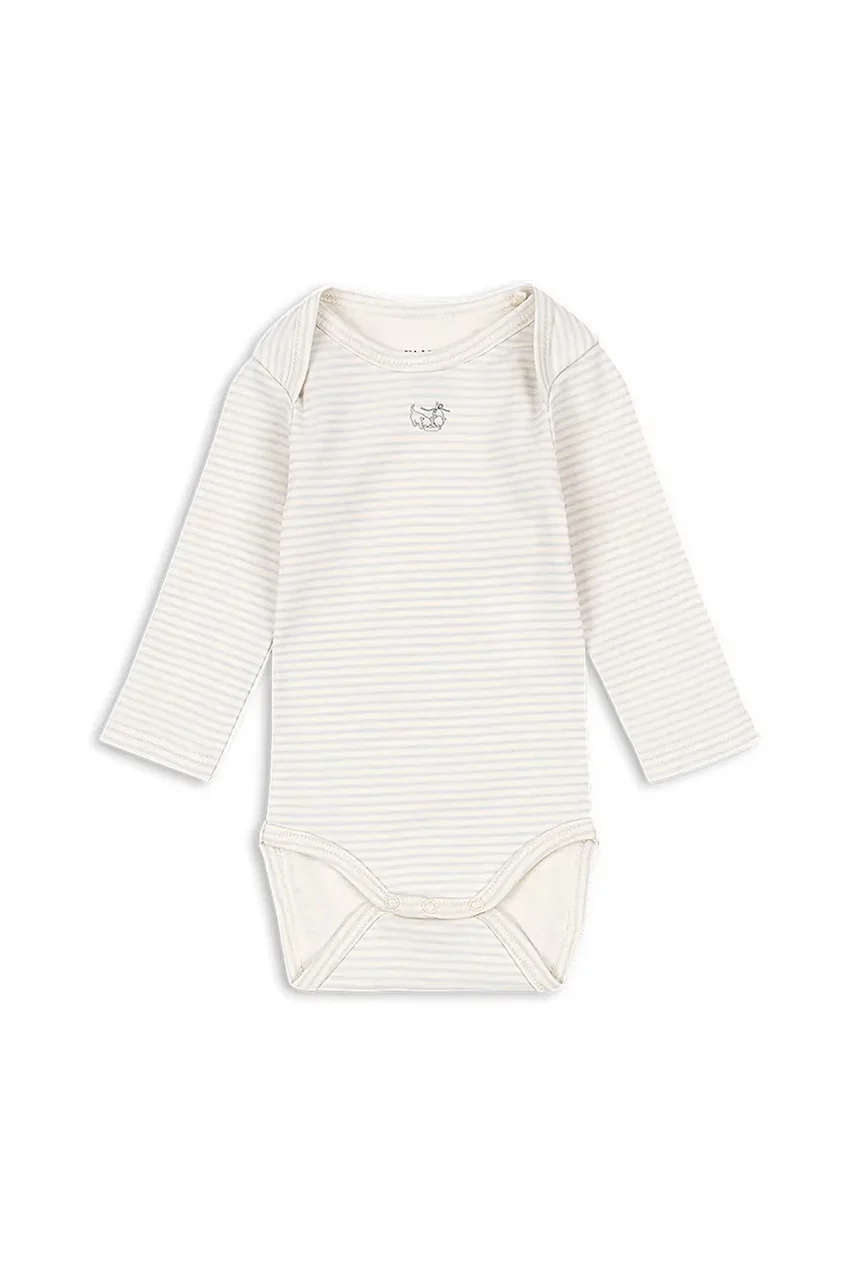 Fanga Fontana Бебешко боди от памук FIO STRIPE LS BODY OCS
