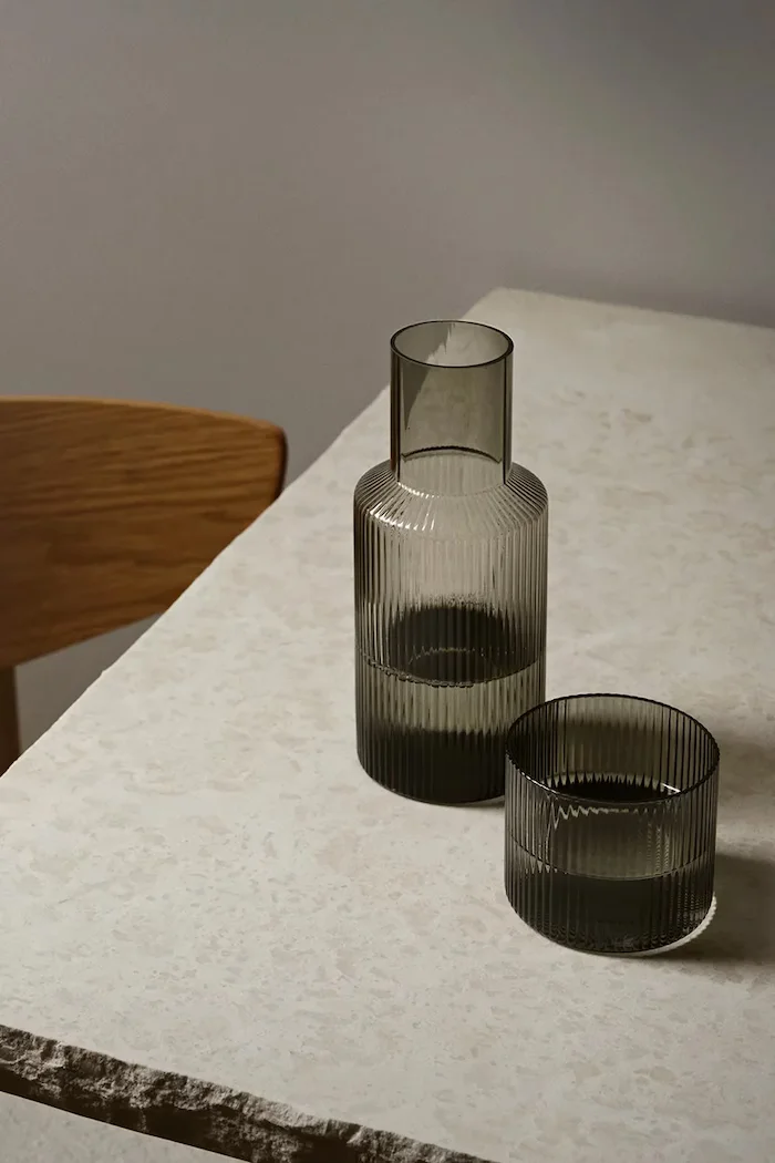 Ferm Living Чаша (4 броя) в сиво