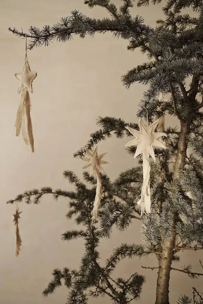 Ferm Living Украса за елха (4 броя) в бежово