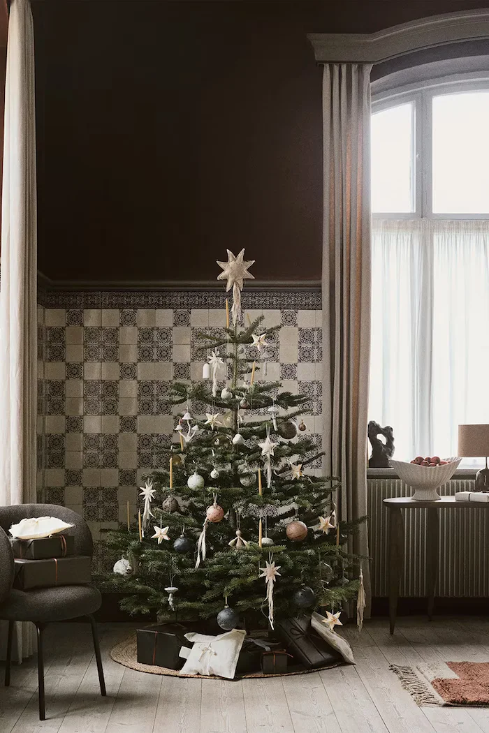 Ferm Living Украса за елха (4 броя) в бежово