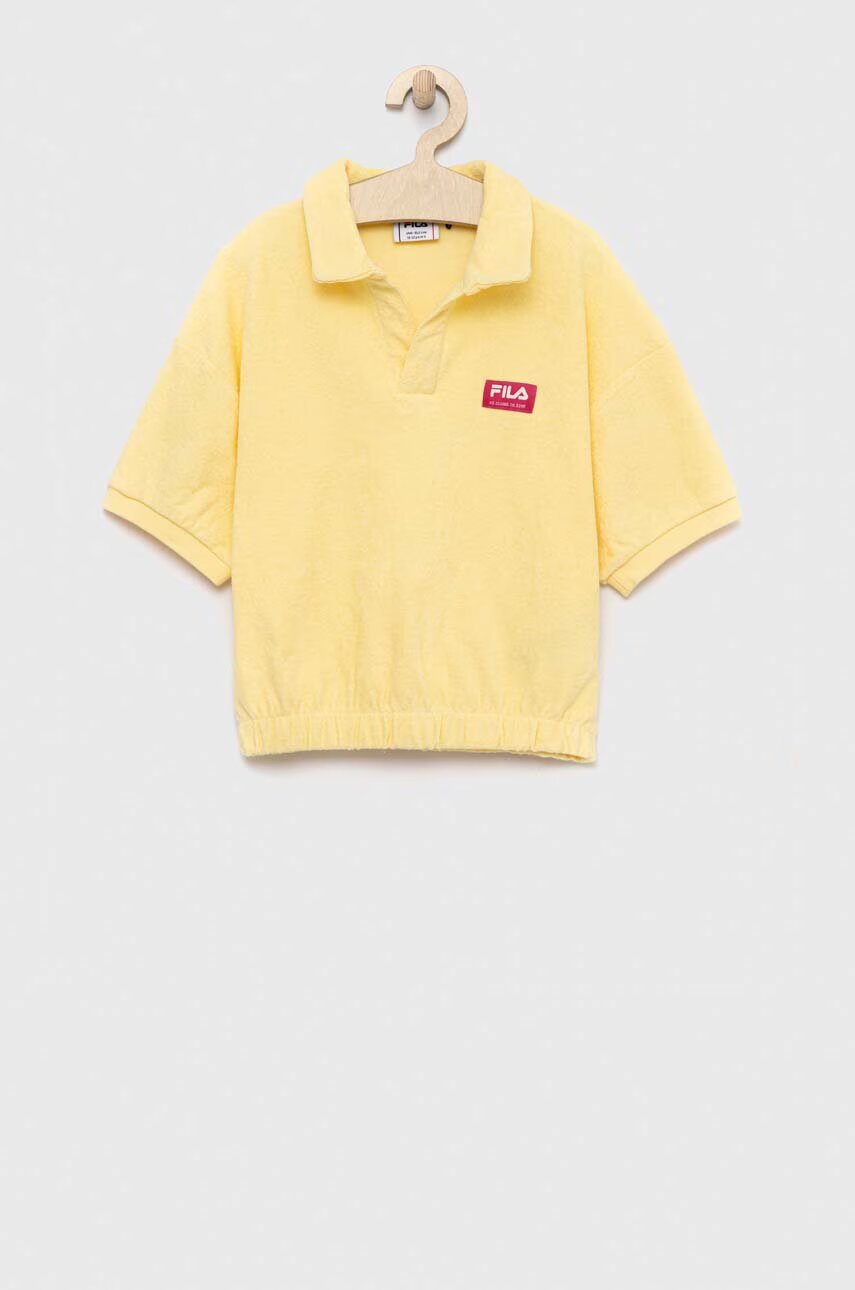 Fila Детска памучна тениска с яка