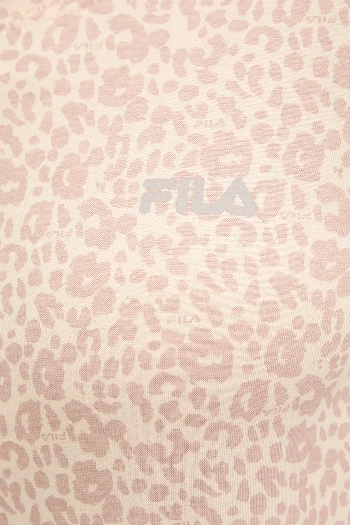 Fila Памучна пижама дамска в бежово FPW4219