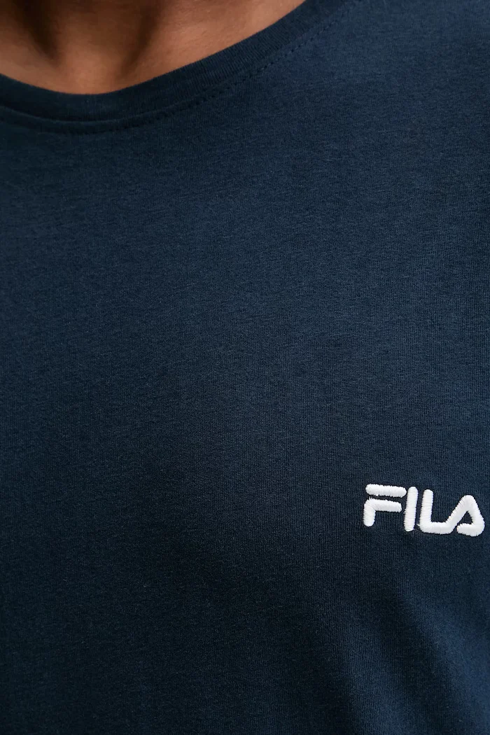 Fila Памучна пижама в тъмносиньо с десен FPW1237