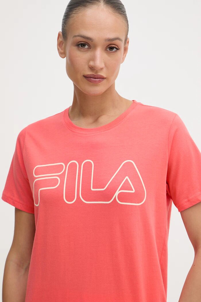 Fila пижама от две части дамска от памук розова FPS4177