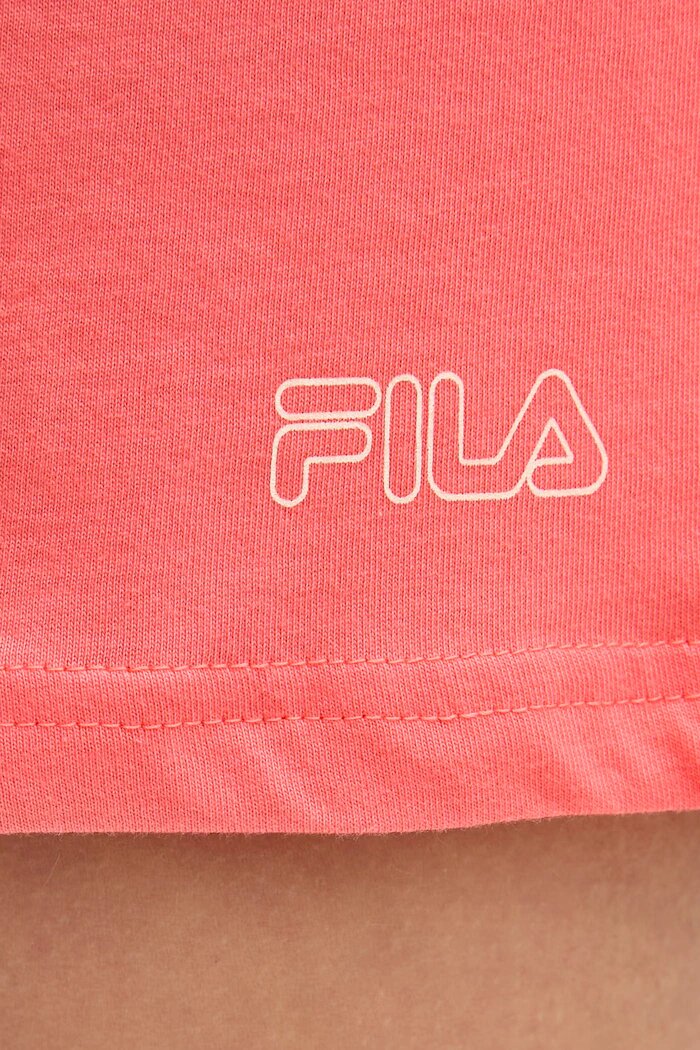 Fila пижама от две части дамска от памук розова FPS4177