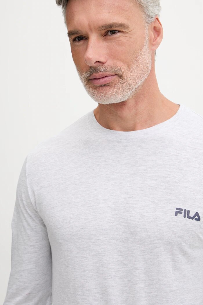 Fila пижама от две части мъжка от памук сива FPS1244