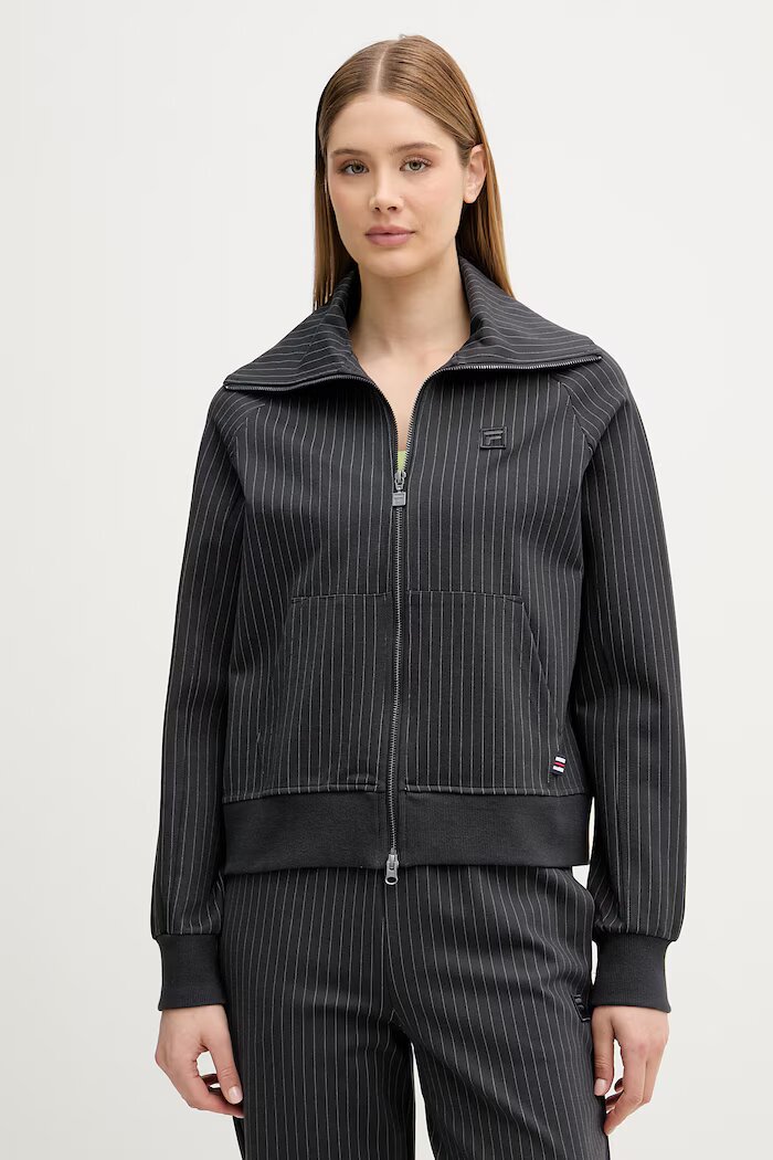 Fila суичър с цип дамски с вискоза BELLARIVA сив FAW1276