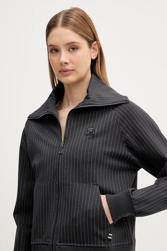 Fila суичър с цип дамски с вискоза BELLARIVA сив FAW1276
