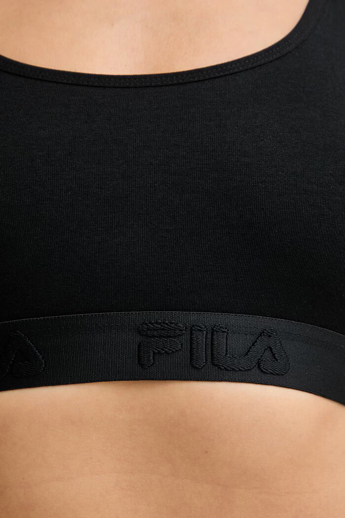Fila сутиен с памук черен FU6369