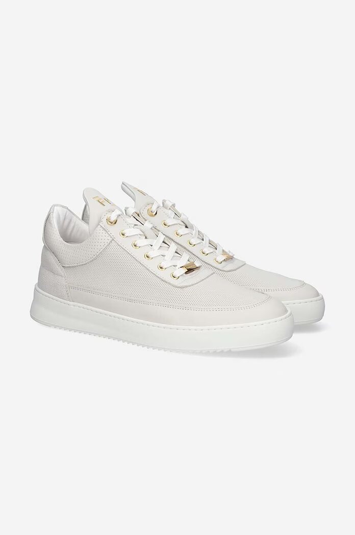 Filling Pieces Кожени маратонки Low Top Aten в сиво 10126591890
