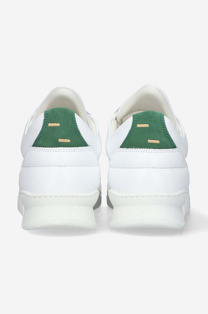 Filling Pieces Кожени маратонки Low Top Ghost в бяло 10120631926
