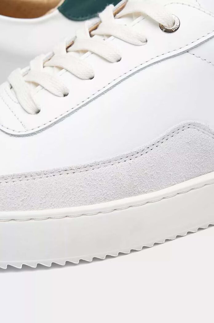 Filling Pieces Кожени маратонки Mondo Squash в бяло 46733331901