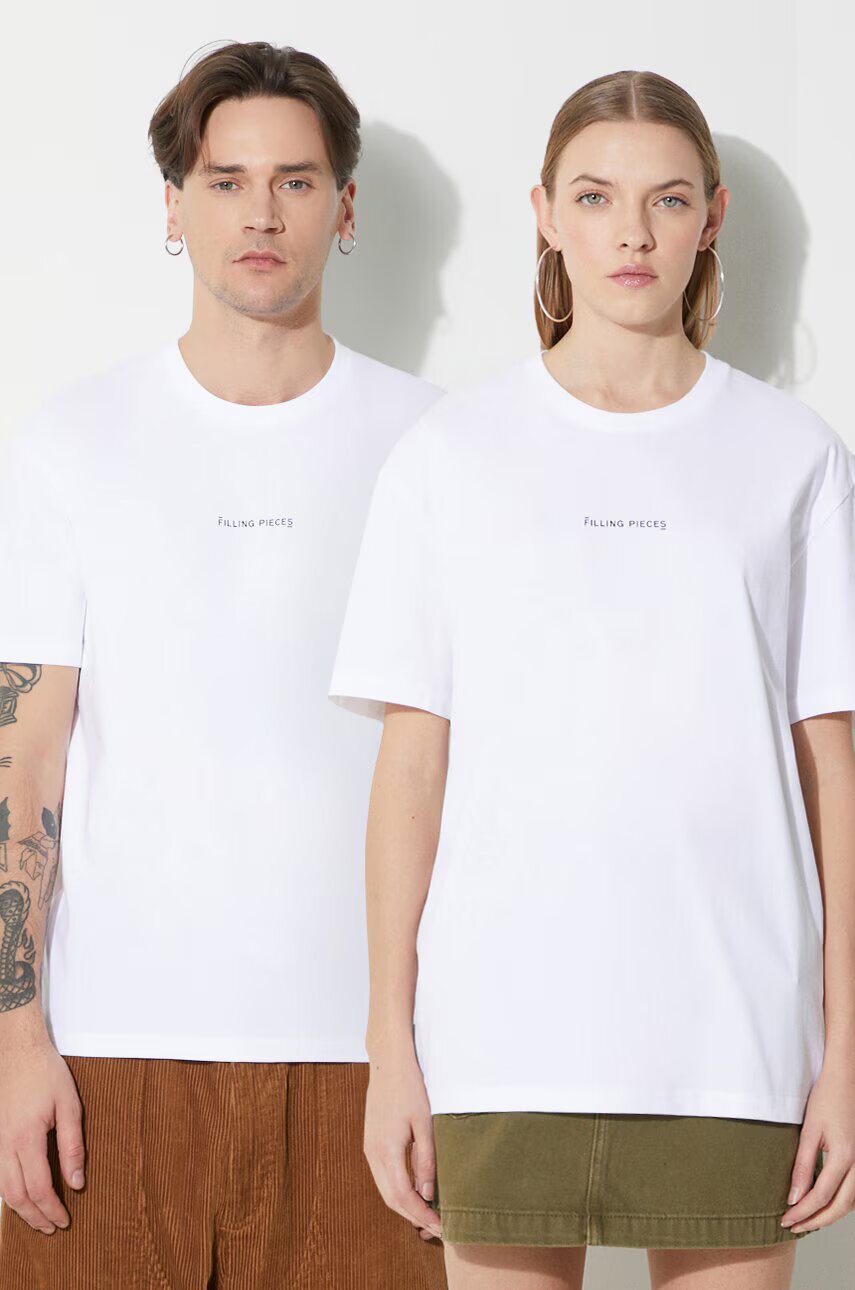 Filling Pieces Памучна тениска Slim