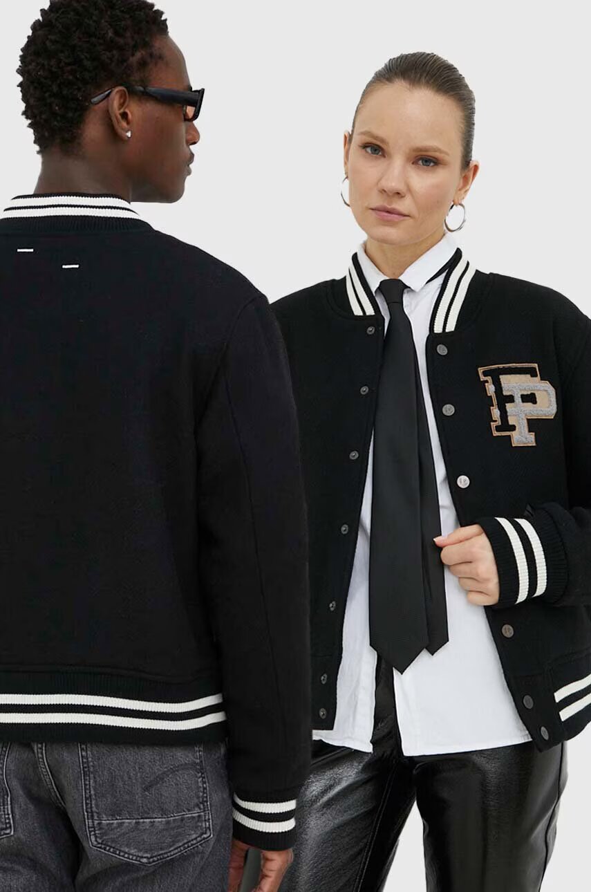 Filling Pieces Вълнено яке бомбър Varsity Jacket