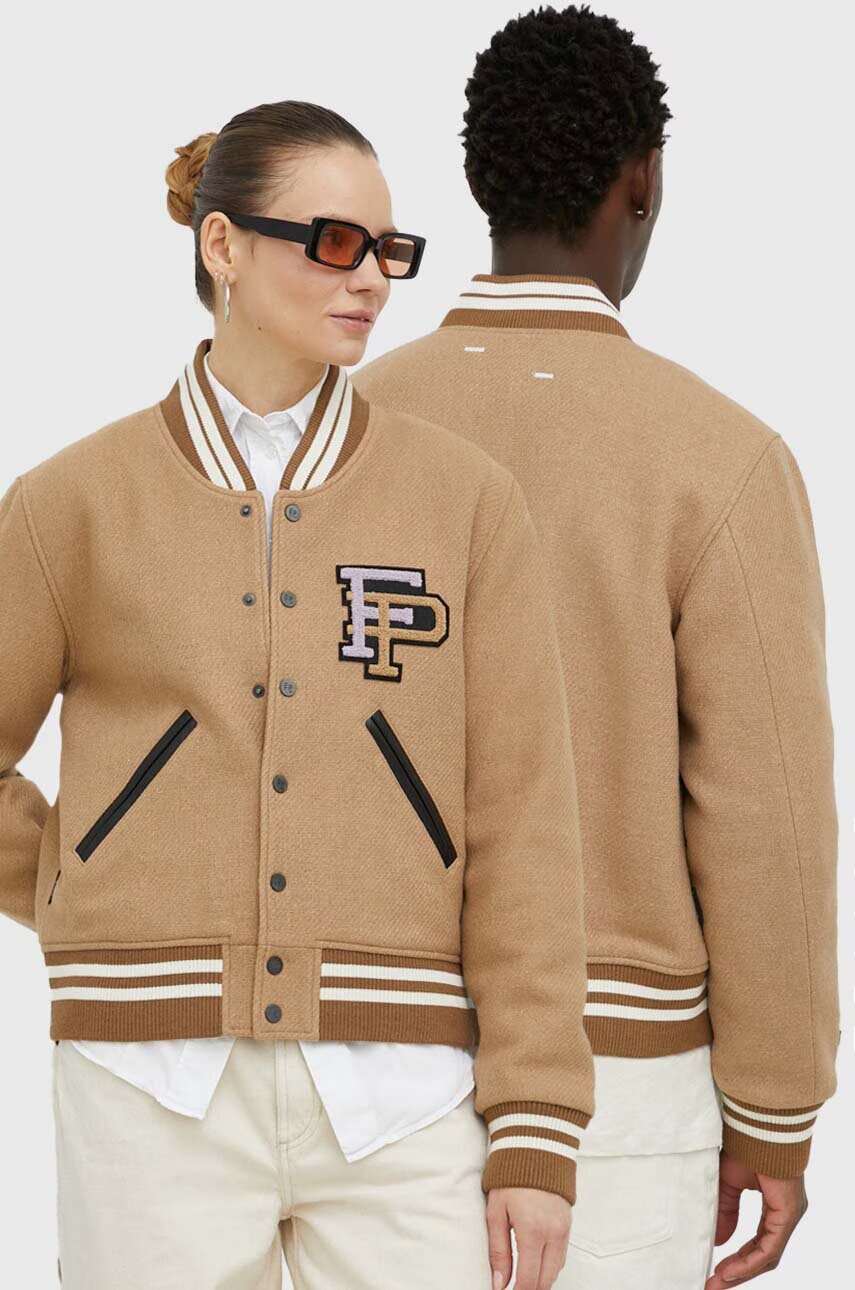 Filling Pieces Вълнено яке бомбър Varsity Jacket