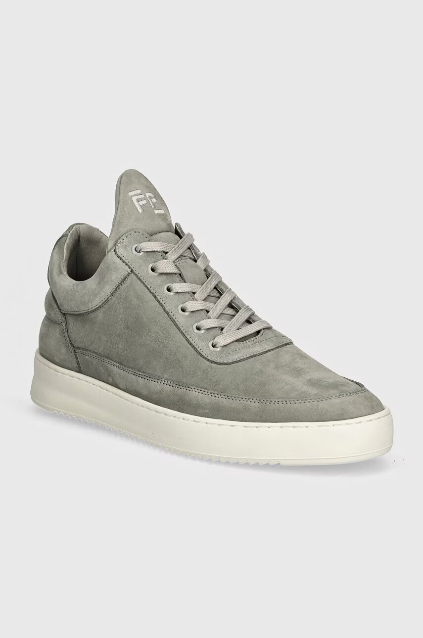 Filling Pieces Велурени маратонки Low Top Ripple Nubuck