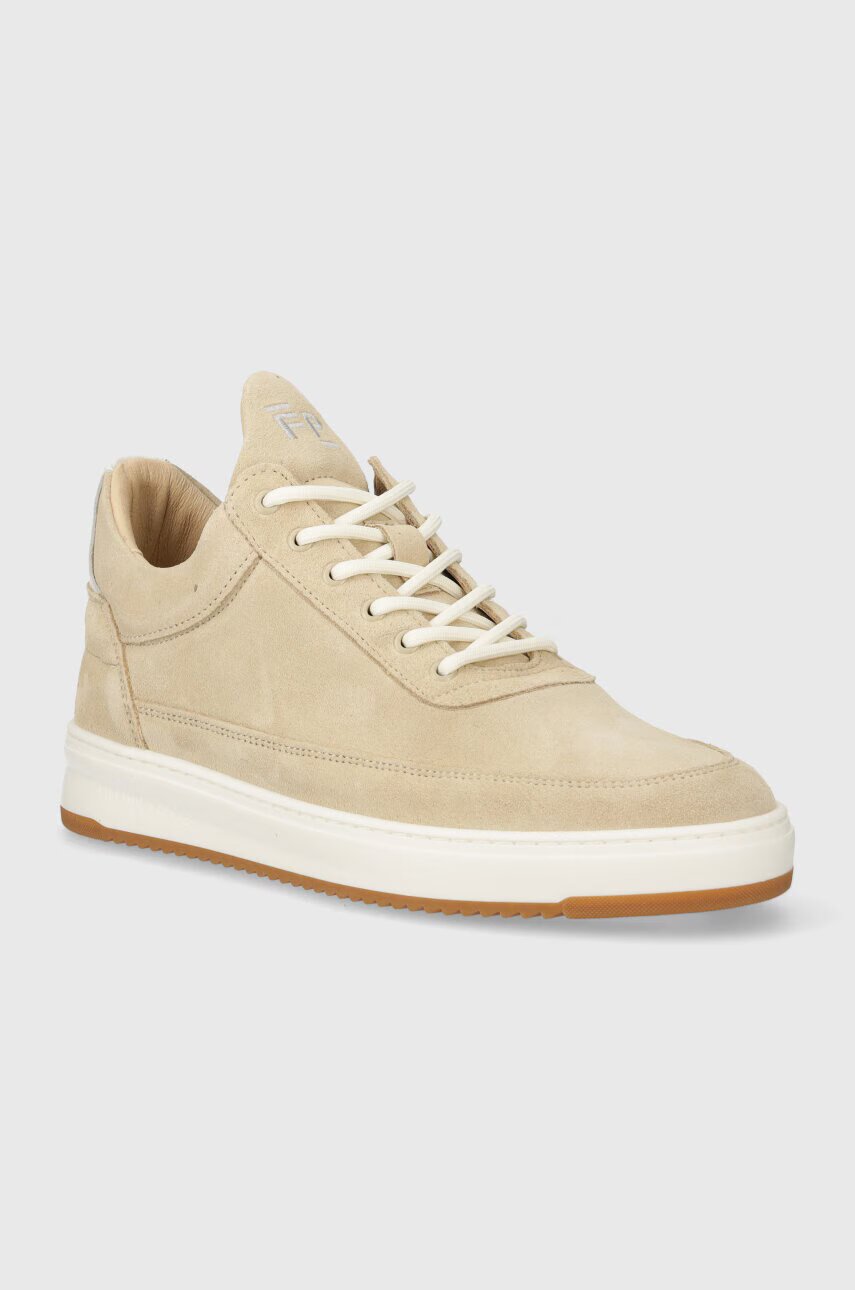 Filling Pieces Велурени маратонки Low Top Ripple Suede