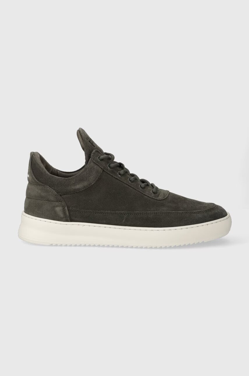 Filling Pieces Велурени маратонки Low Top Suede