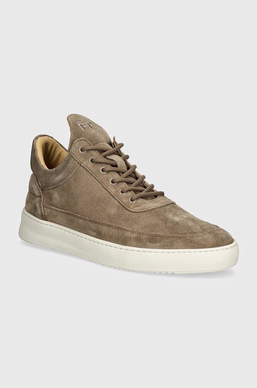 Filling Pieces Велурени маратонки Low Top Suede