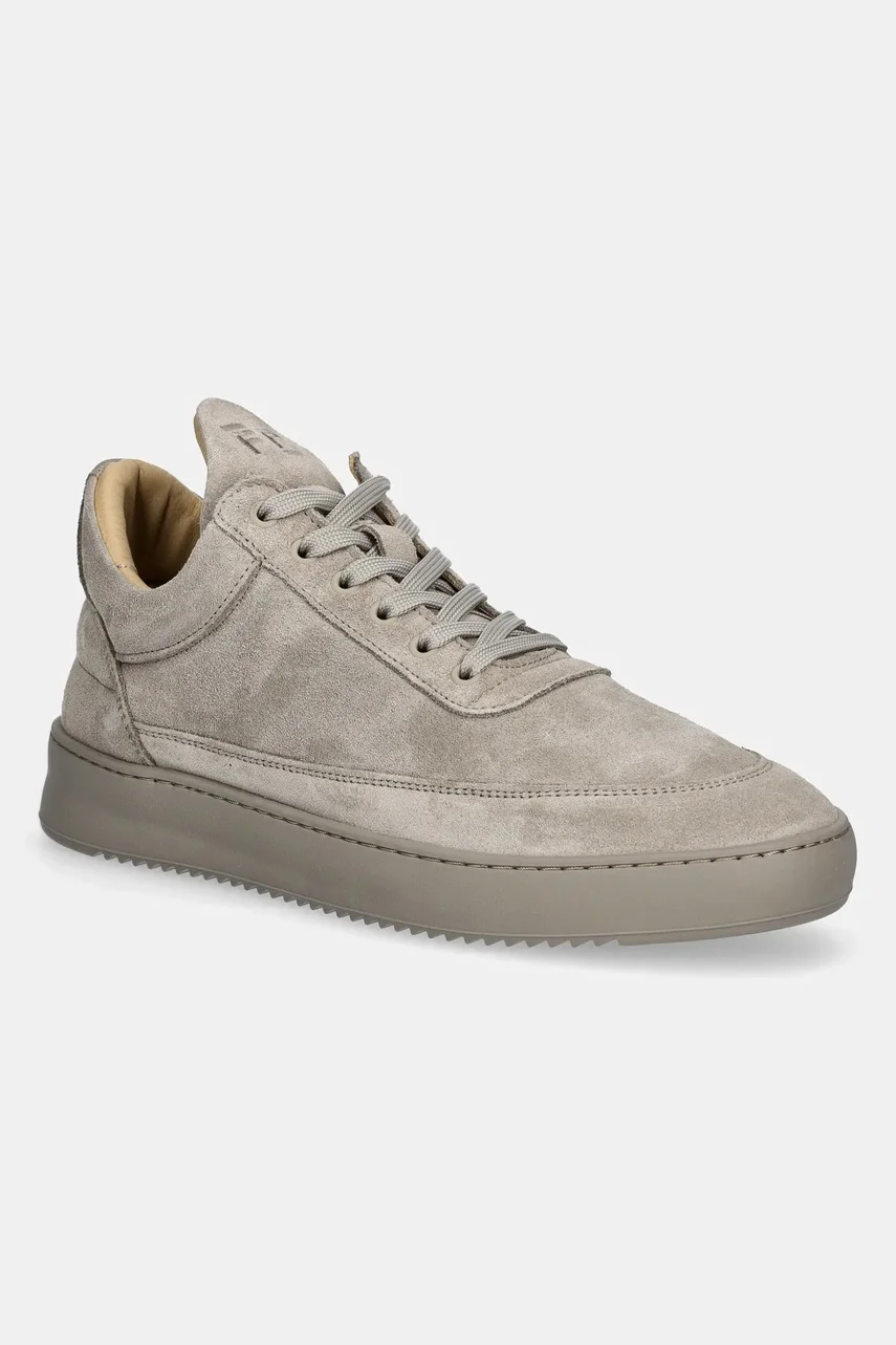 Filling Pieces Велурени маратонки Low Top Suede