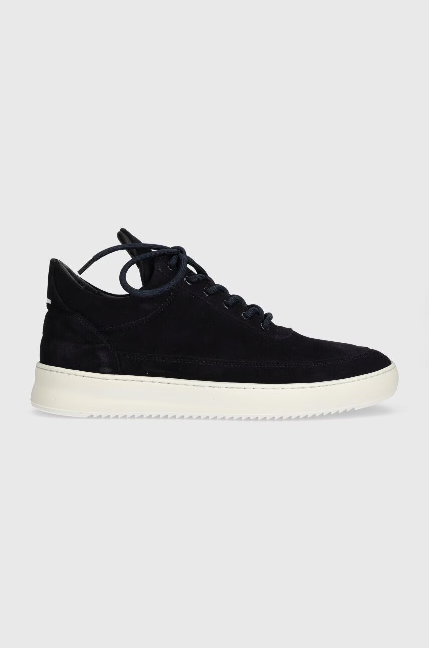 Filling Pieces Велурени маратонки Low Top Suede Organic