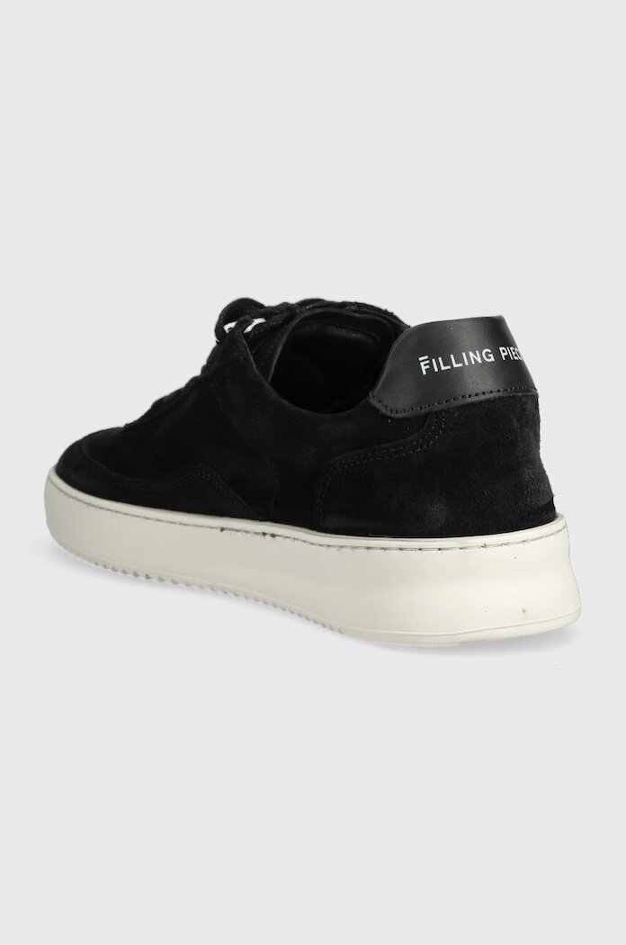 Filling Pieces Велурени маратонки Mondo Suede в черно 46733731284