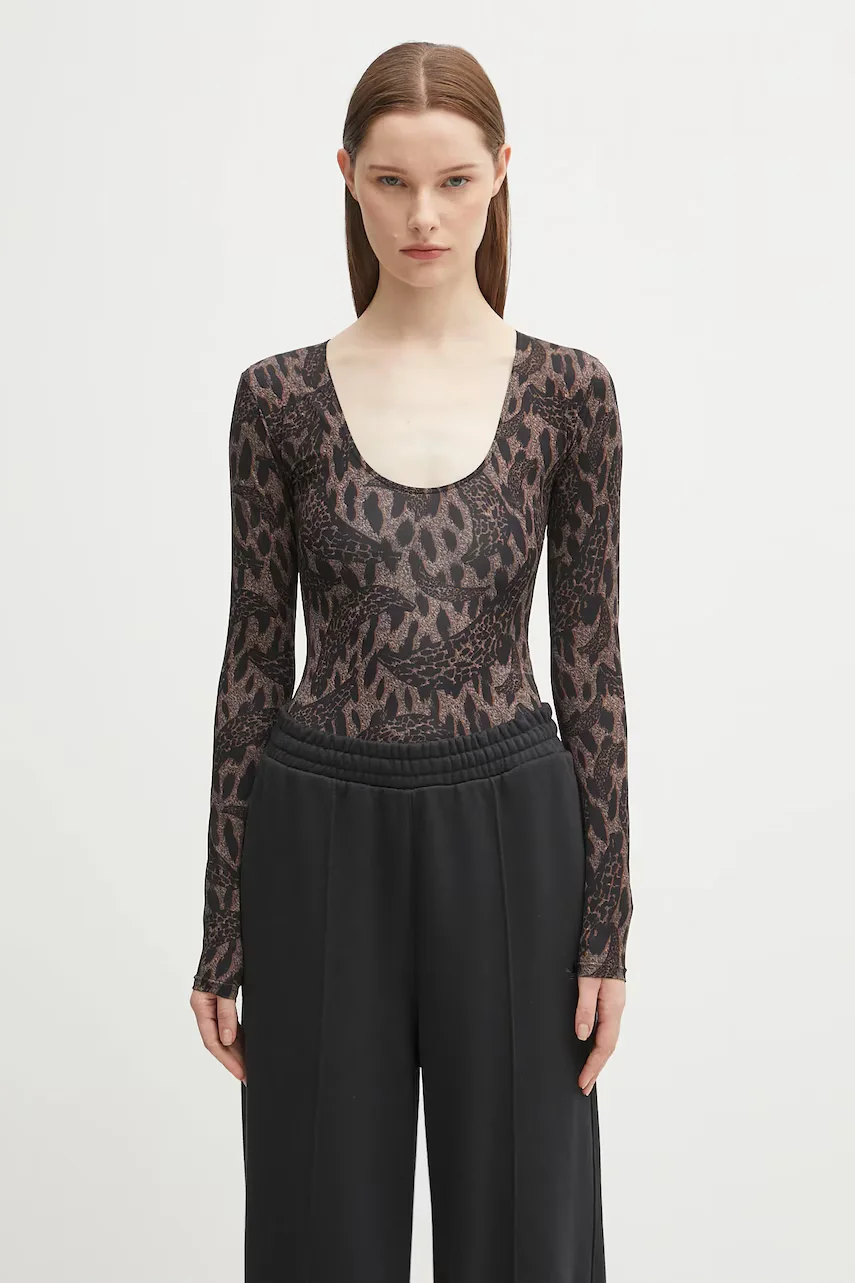 Fiorucci Боди Banimalier Print Scoop Neck
