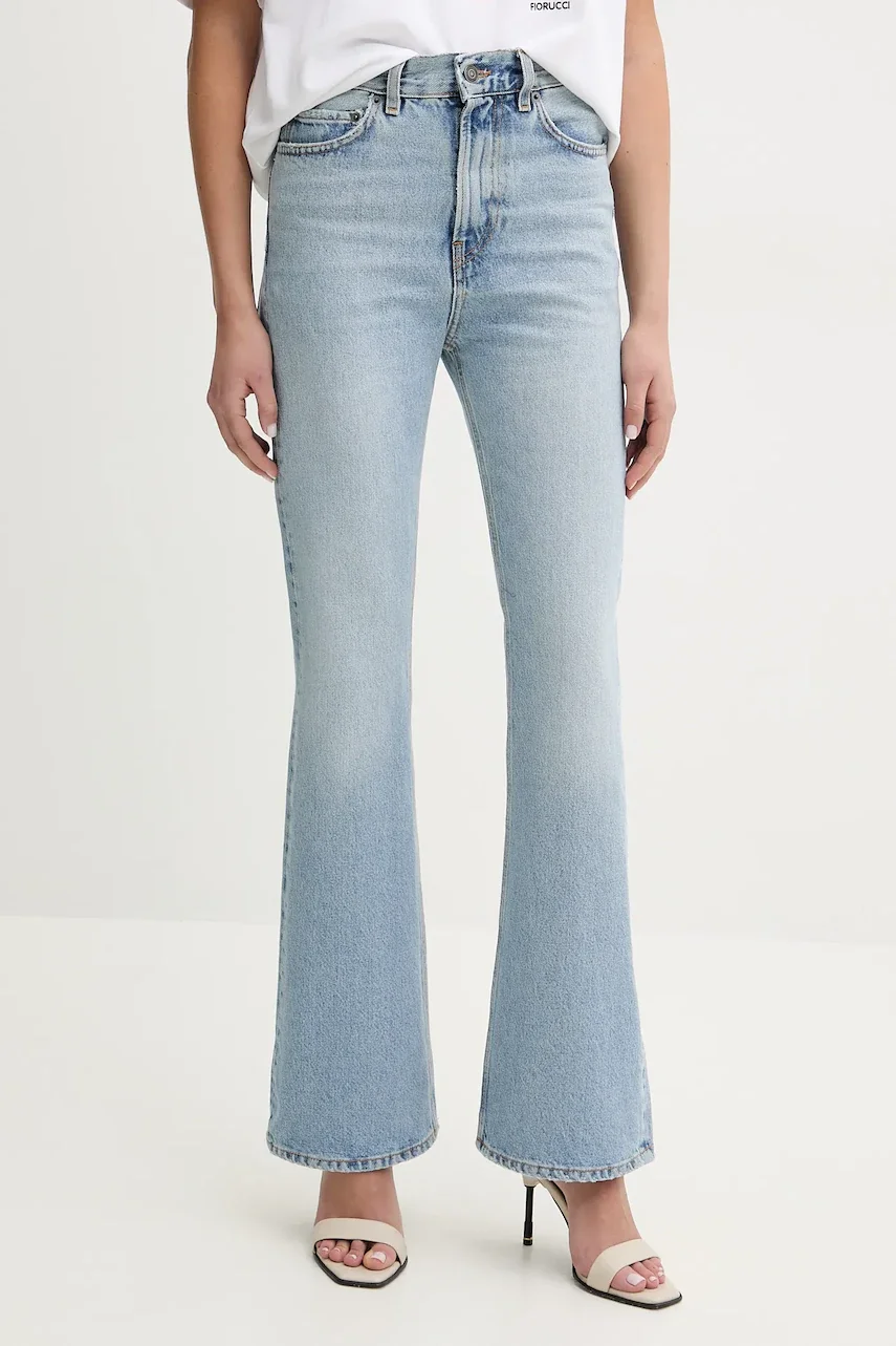 Fiorucci Дънки Faded Heart Pocket Flared Jeans