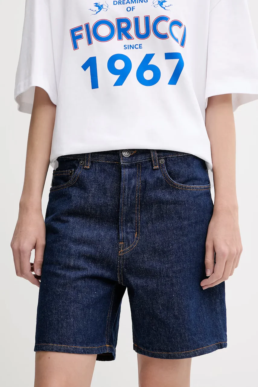 Fiorucci Дънков къс панталон Deep Blue Denim Shorts