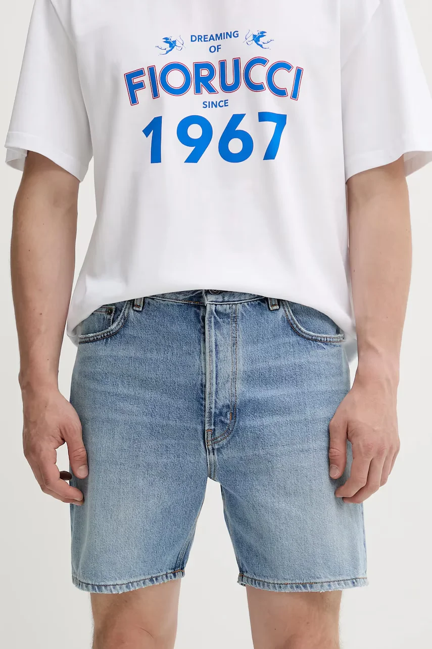 Fiorucci Дънков къс панталон Light Blue Bermuda Denim Shorts
