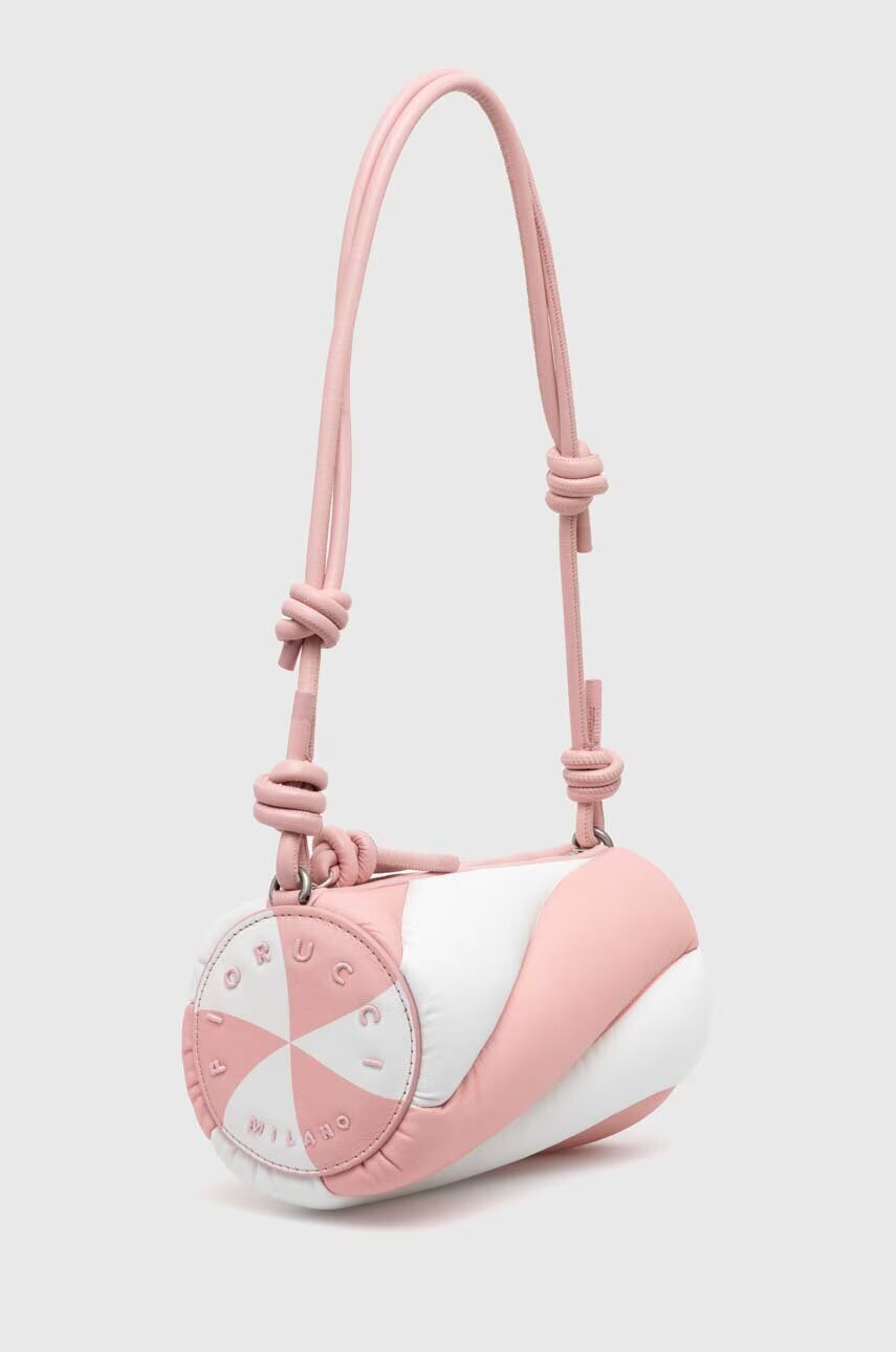 Fiorucci Кожена чанта Bicolor Leather Mella Bag