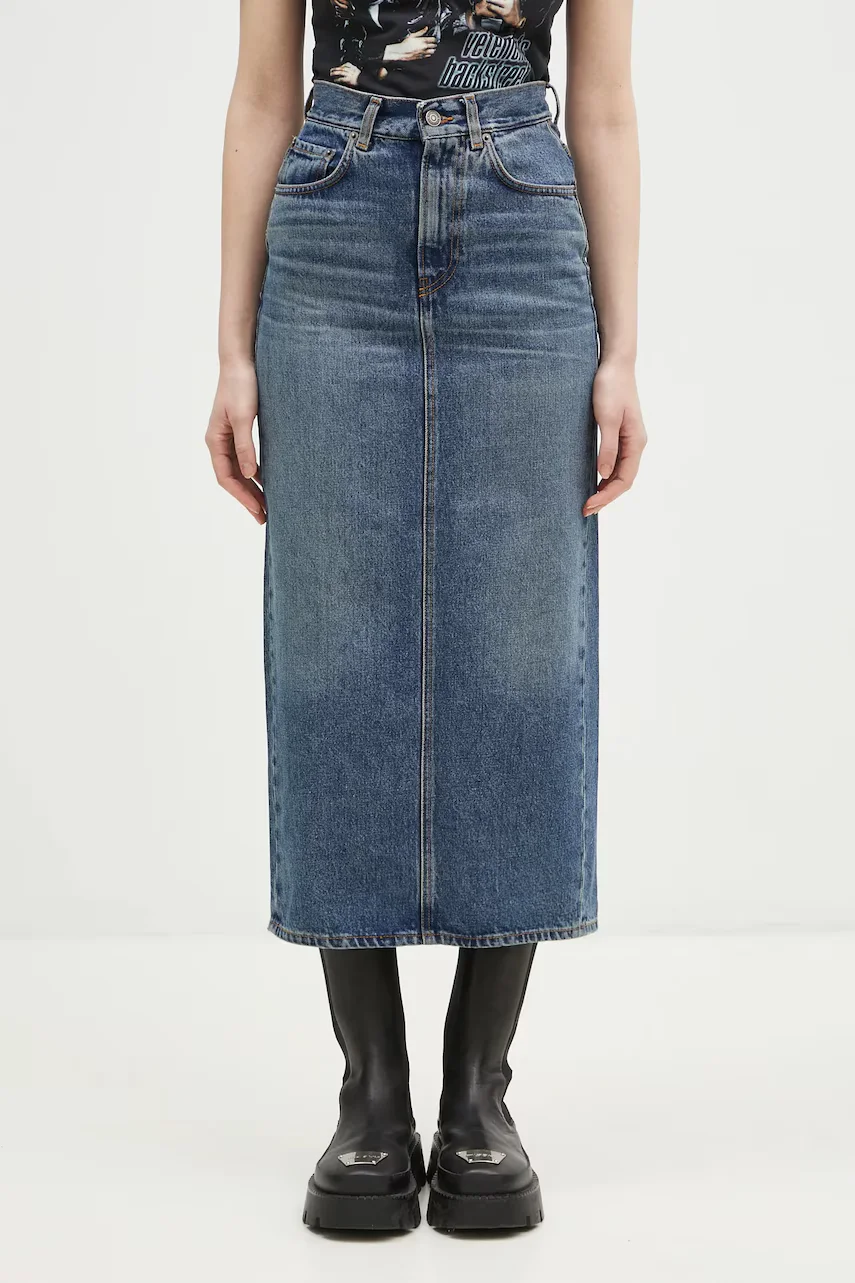 Fiorucci Памучна дънкова пола Denim Midi