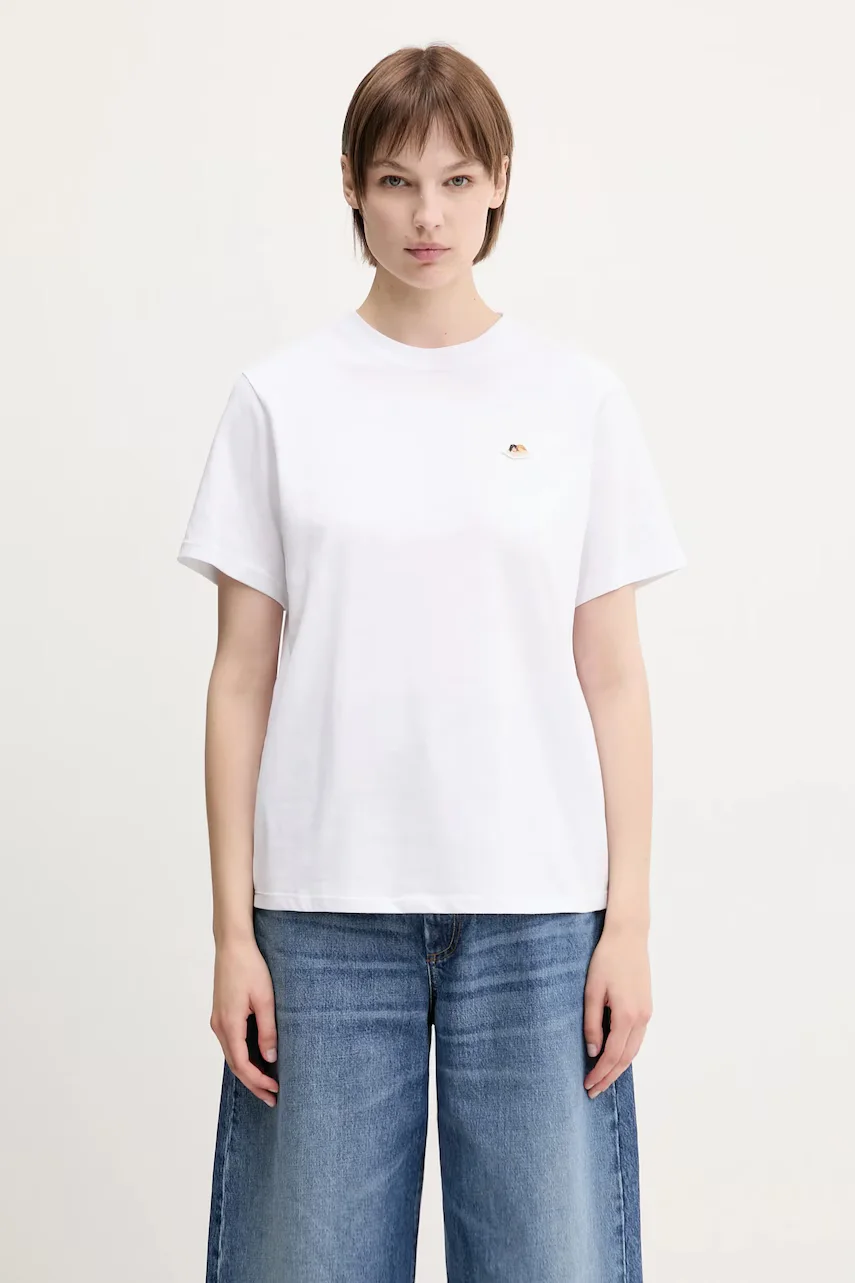 Fiorucci Памучна тениска Angel Patch Slim Fit