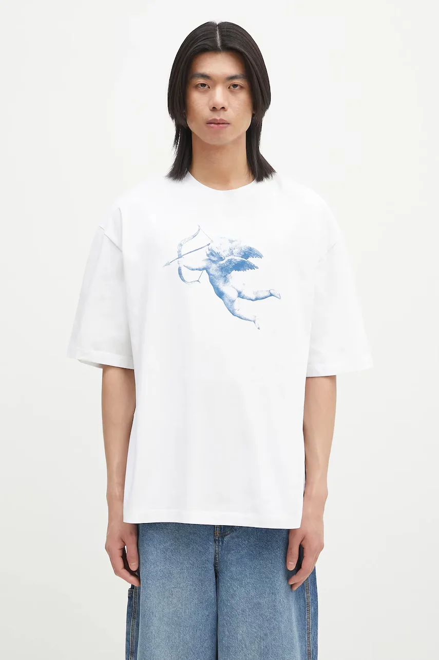 Fiorucci Памучна тениска Cupid Print Relaxed Fit
