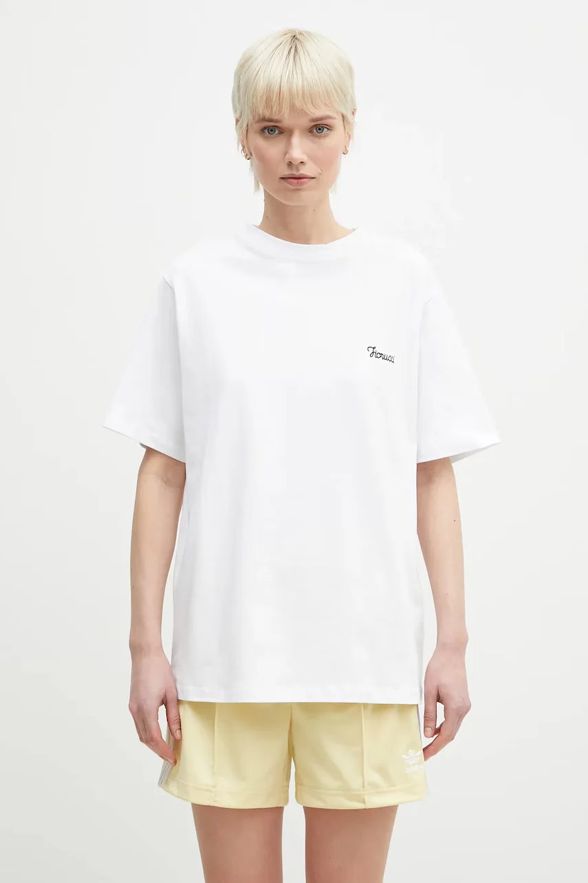 Fiorucci Памучна тениска Logo Print Regular Fit
