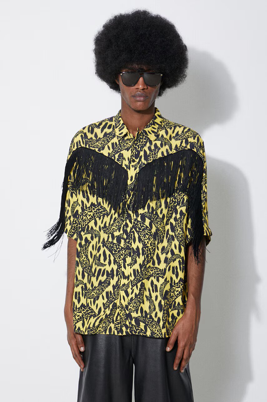 Fiorucci Риза Banimalier Print Fringed Shirt