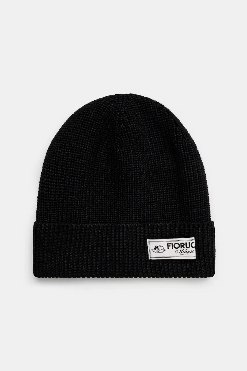 Fiorucci Шапка с вълна Knit Logo Beanie