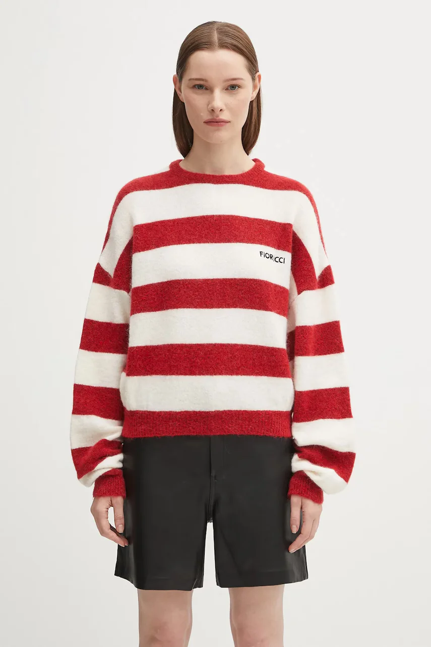 Fiorucci Вълнен пуловер Cropped Alpaca